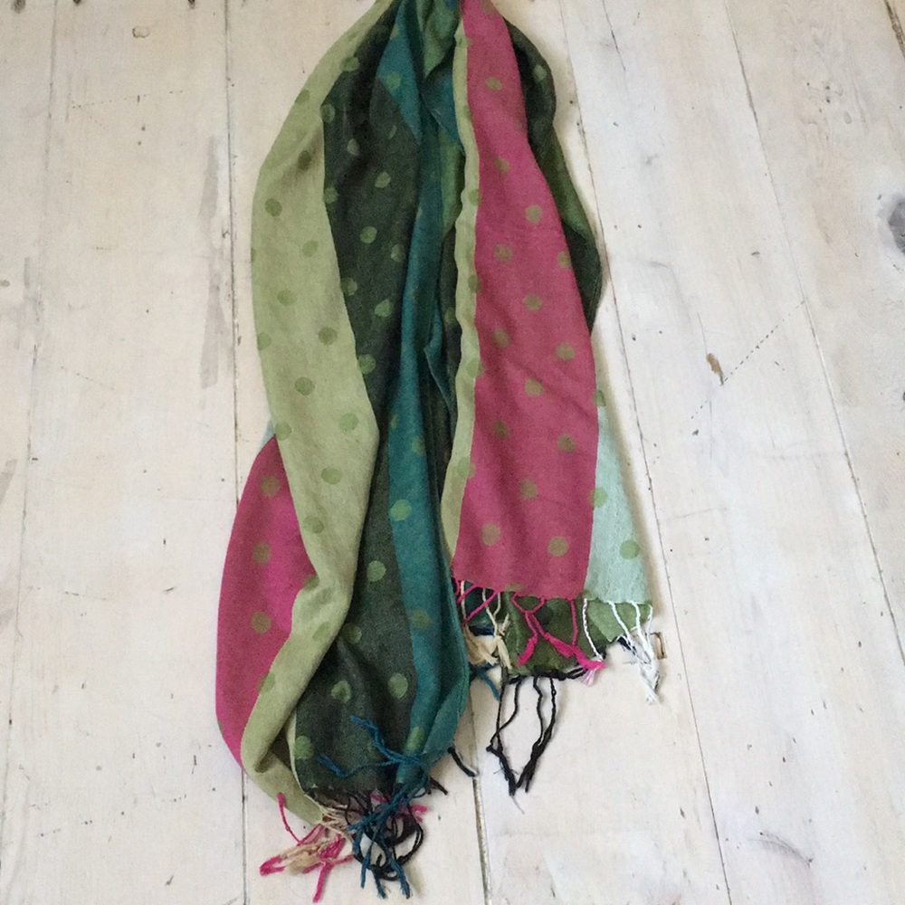 Tickled pink polka dot scarf wrap hip belt